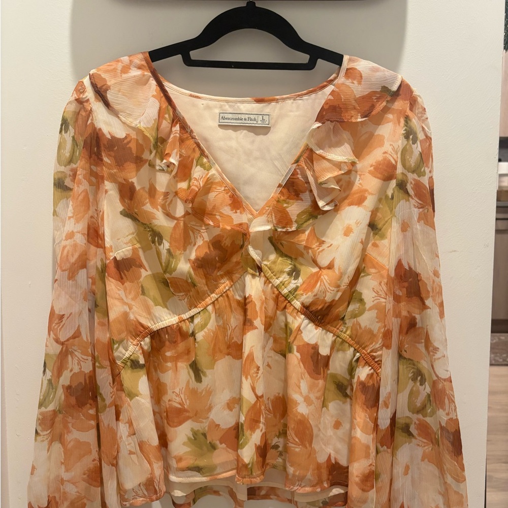 Abercrombie floral blouse